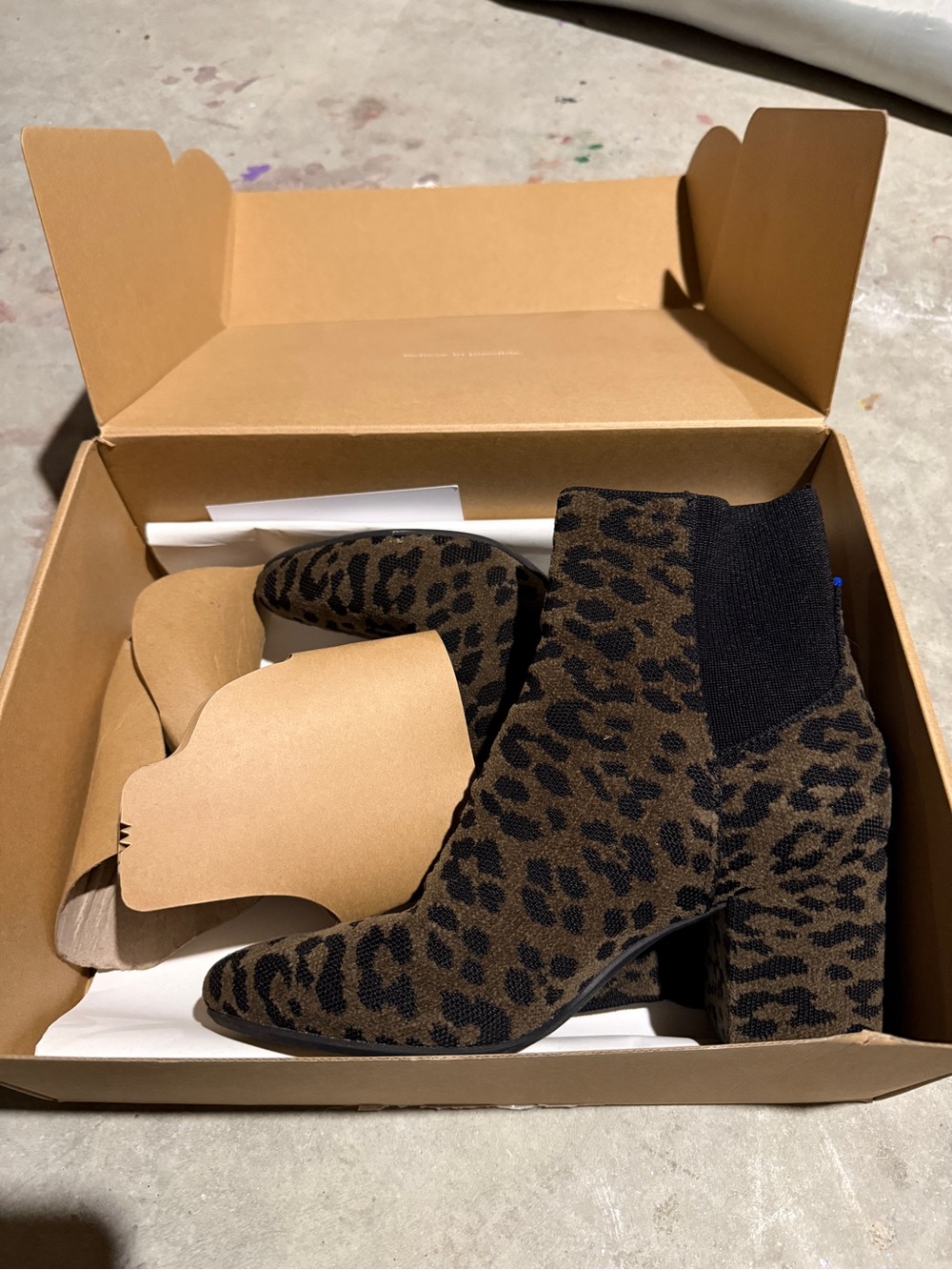 Rothy's The ReVelvet™ High Classic Boot in Cheetah